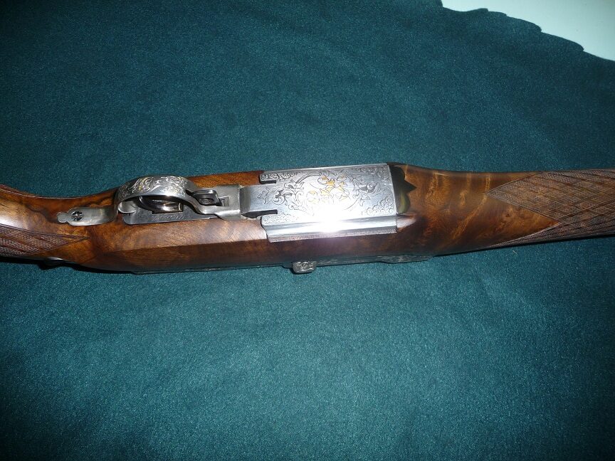 Grande chasse 416 Rigby, détail — Armurerie d'Anjou.